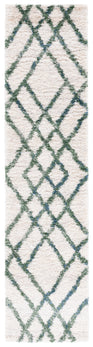 BERBER SHAG 214 – IVORY / GREEN