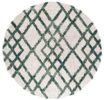 BERBER SHAG 214 – IVORY / GREEN