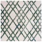 BERBER SHAG 214 – IVORY / GREEN
