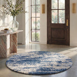 BERBER SHAG 219 – BEIGE / BLUE