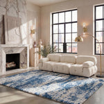 BERBER SHAG 219 – BEIGE / BLUE