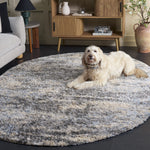 BERBER SHAG 219 – GREY BLUE / CREAM