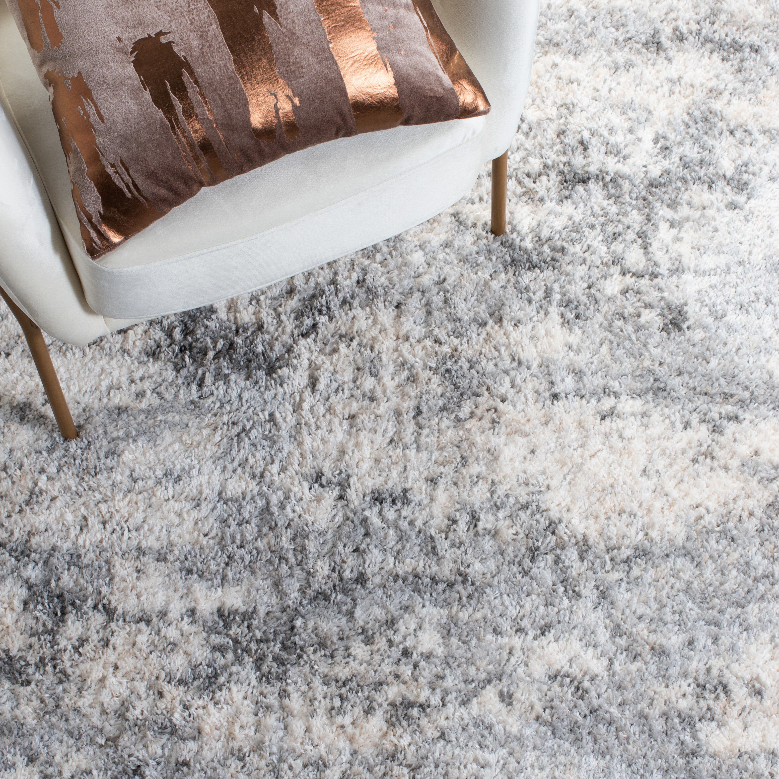 BERBER SHAG 272 – IVORY / GREY