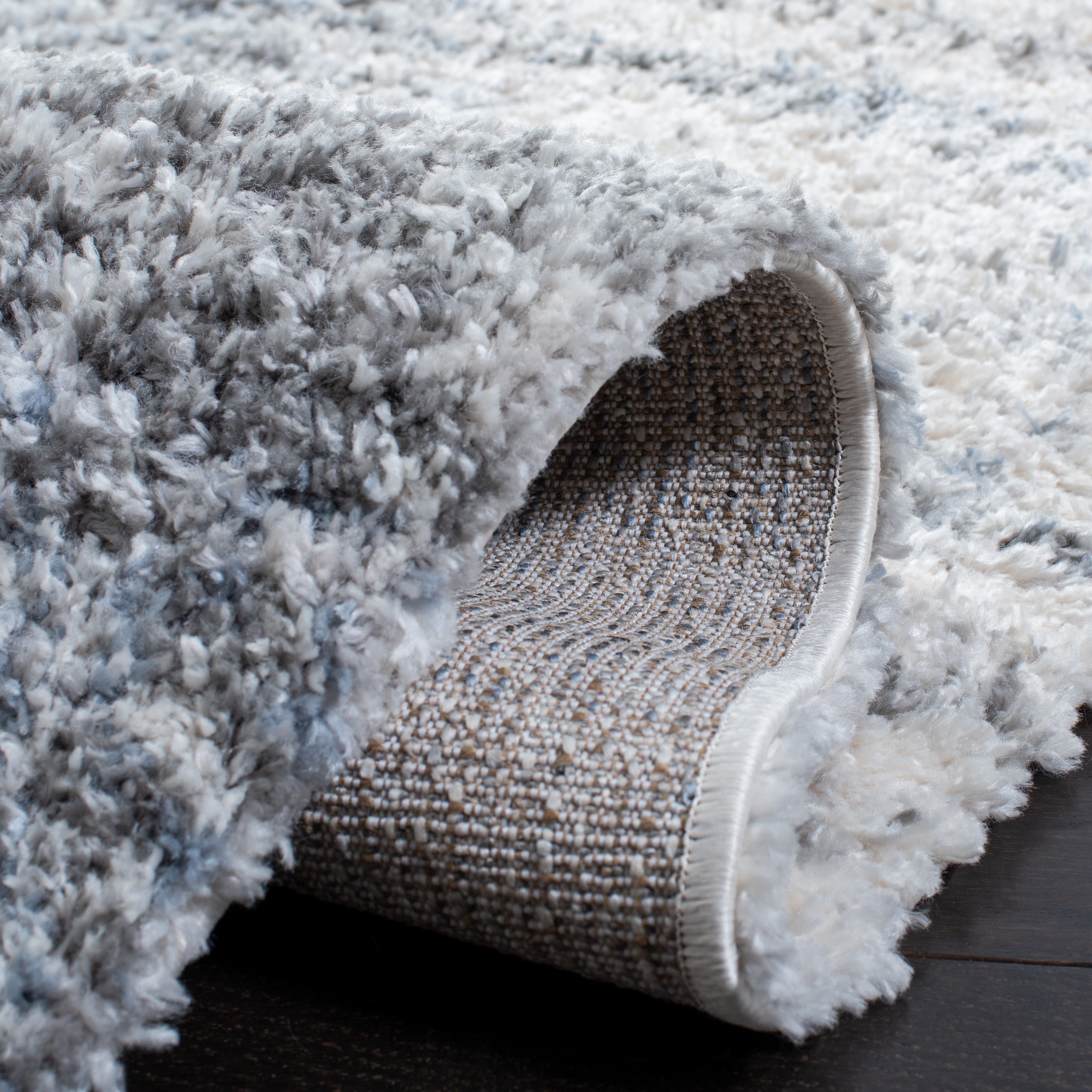 BERBER SHAG 273 – IVORY / GREY