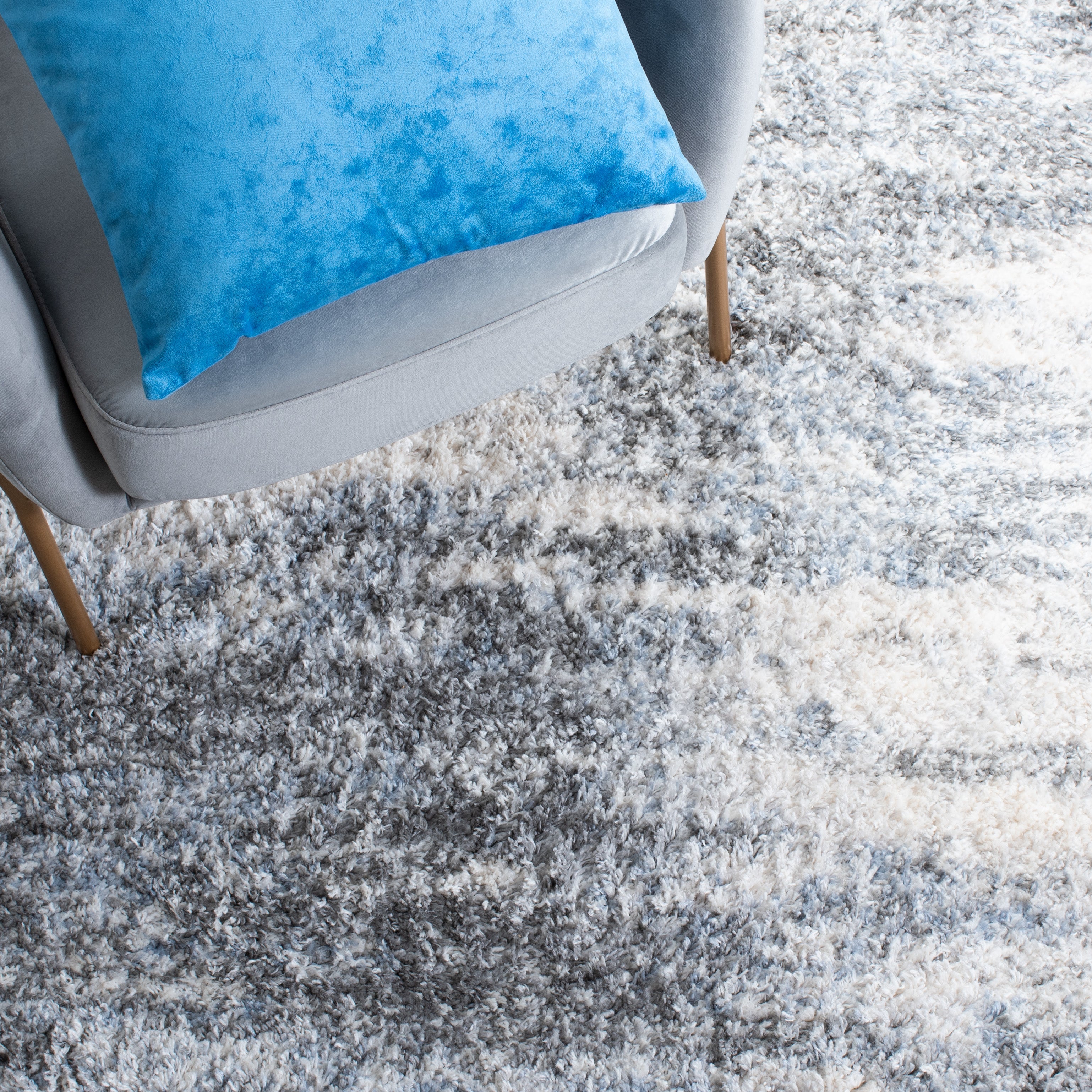 BERBER SHAG 273 – IVORY / GREY