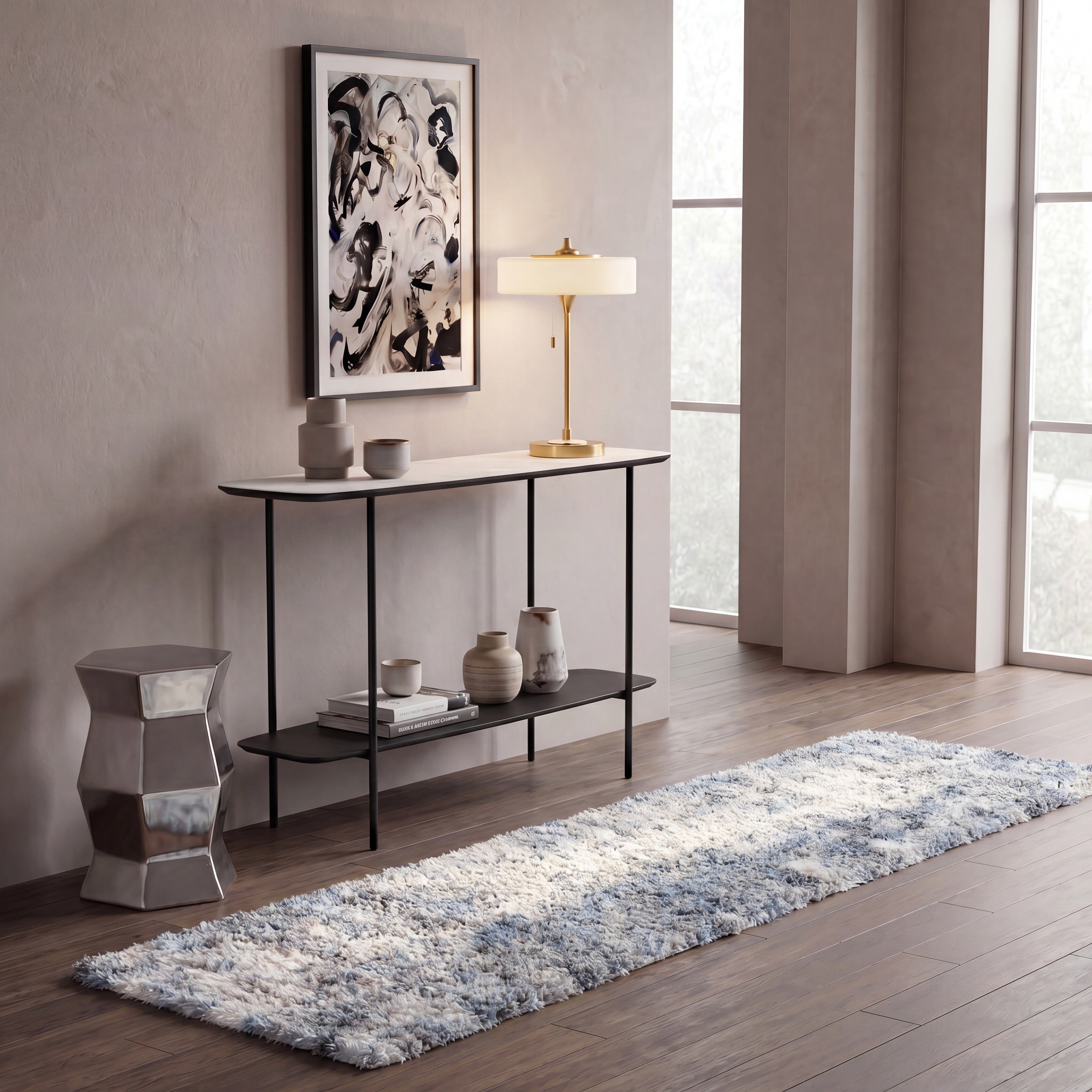 BERBER SHAG 274 – IVORY / GREY