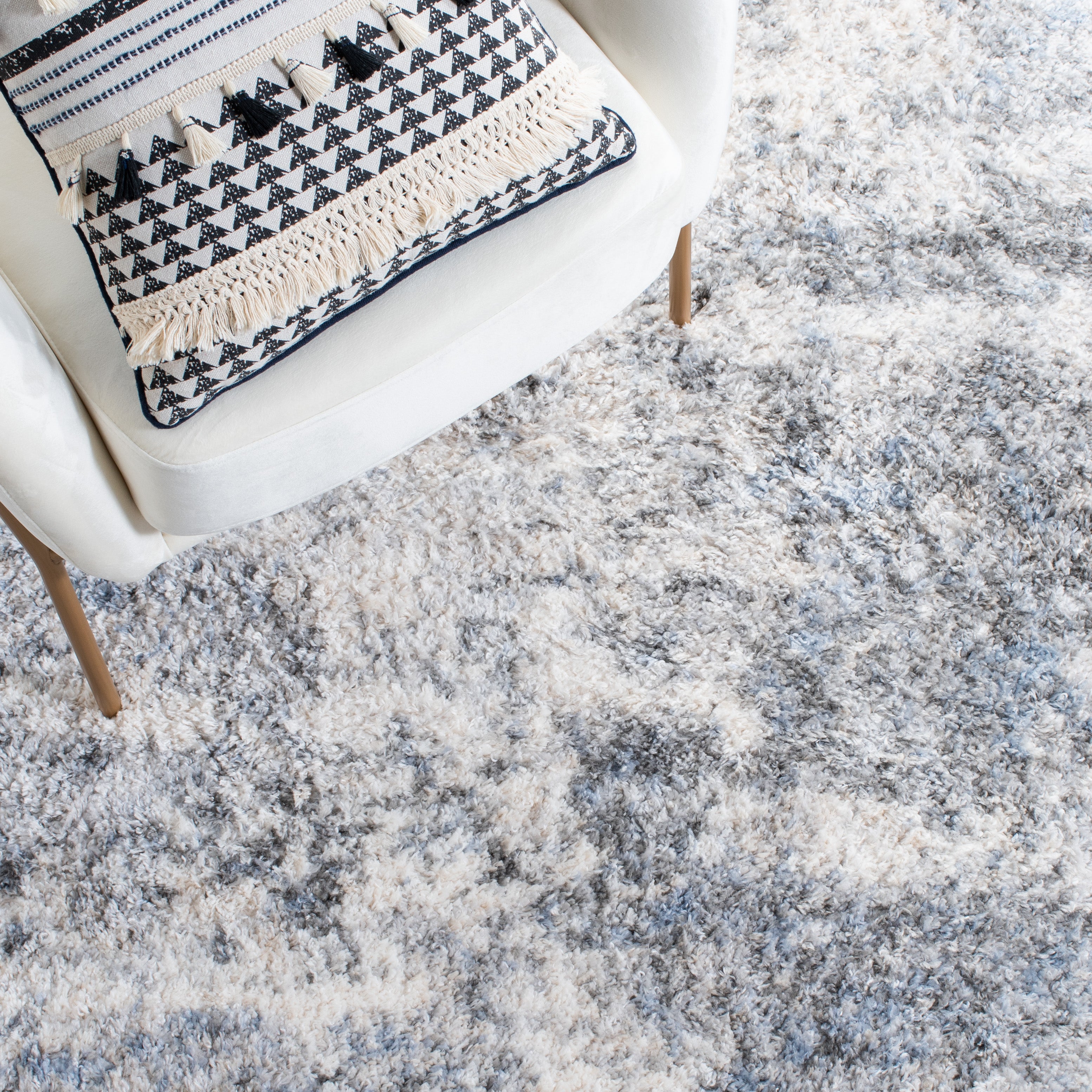 BERBER SHAG 274 – IVORY / GREY
