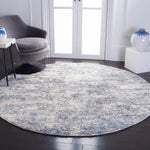 BERBER SHAG 274 – IVORY / BLUE