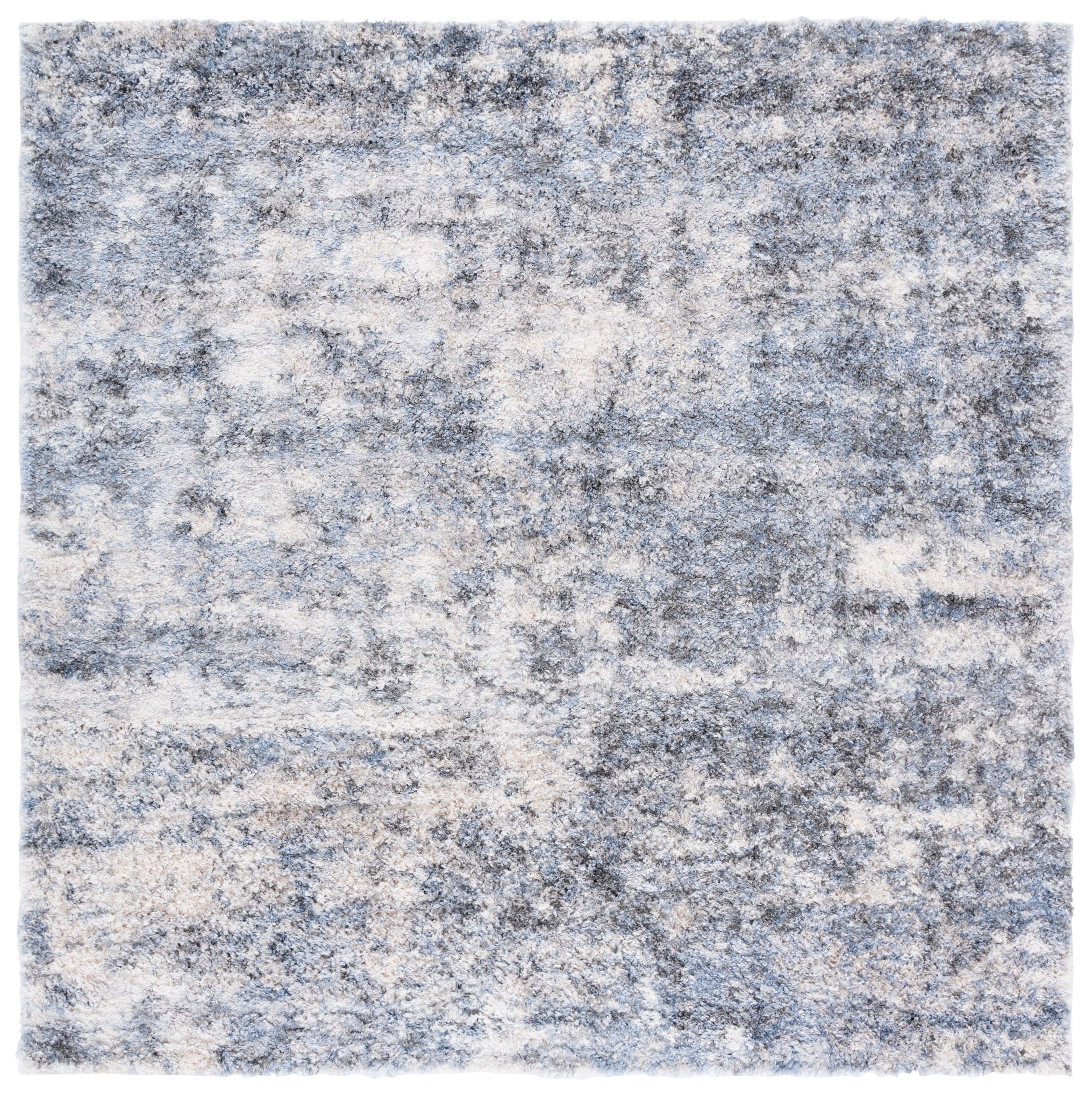 BERBER SHAG 274 – IVORY / BLUE
