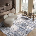BERBER SHAG 274 – IVORY / BLUE