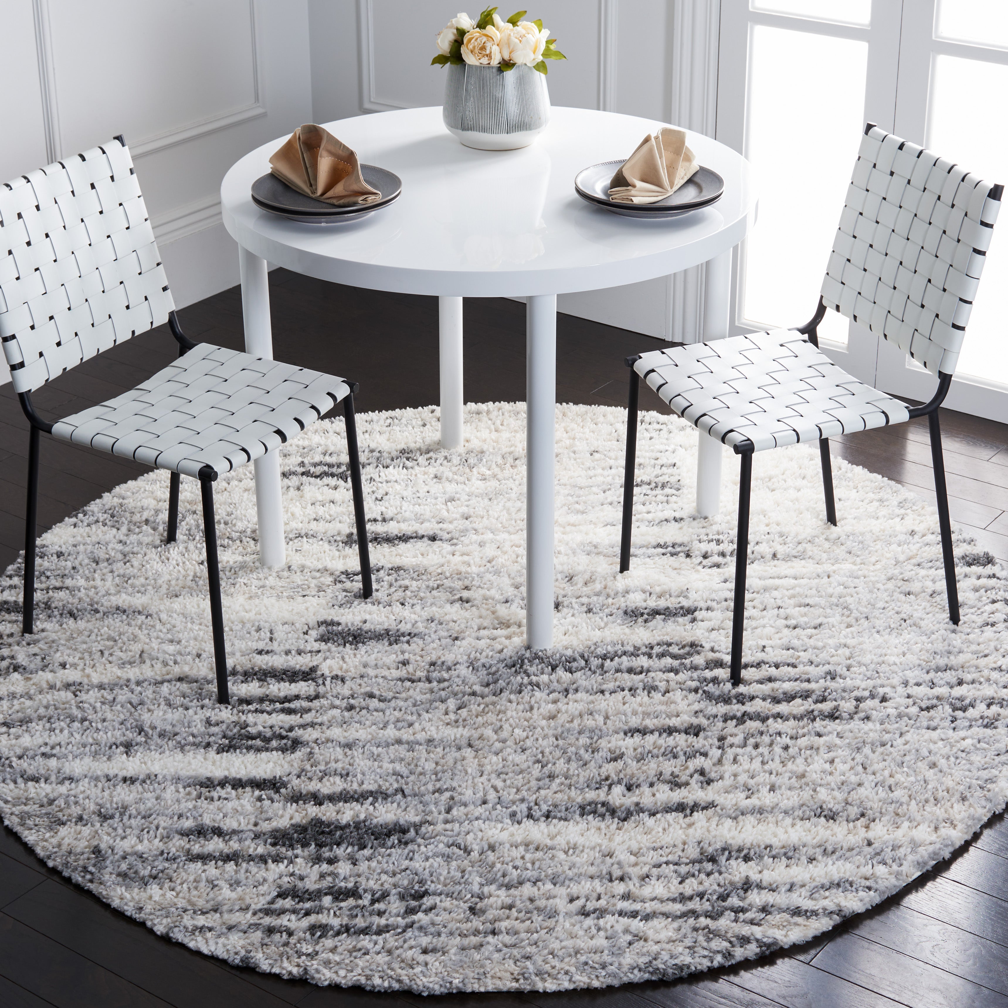 BERBER SHAG 404 – GREY / IVORY
