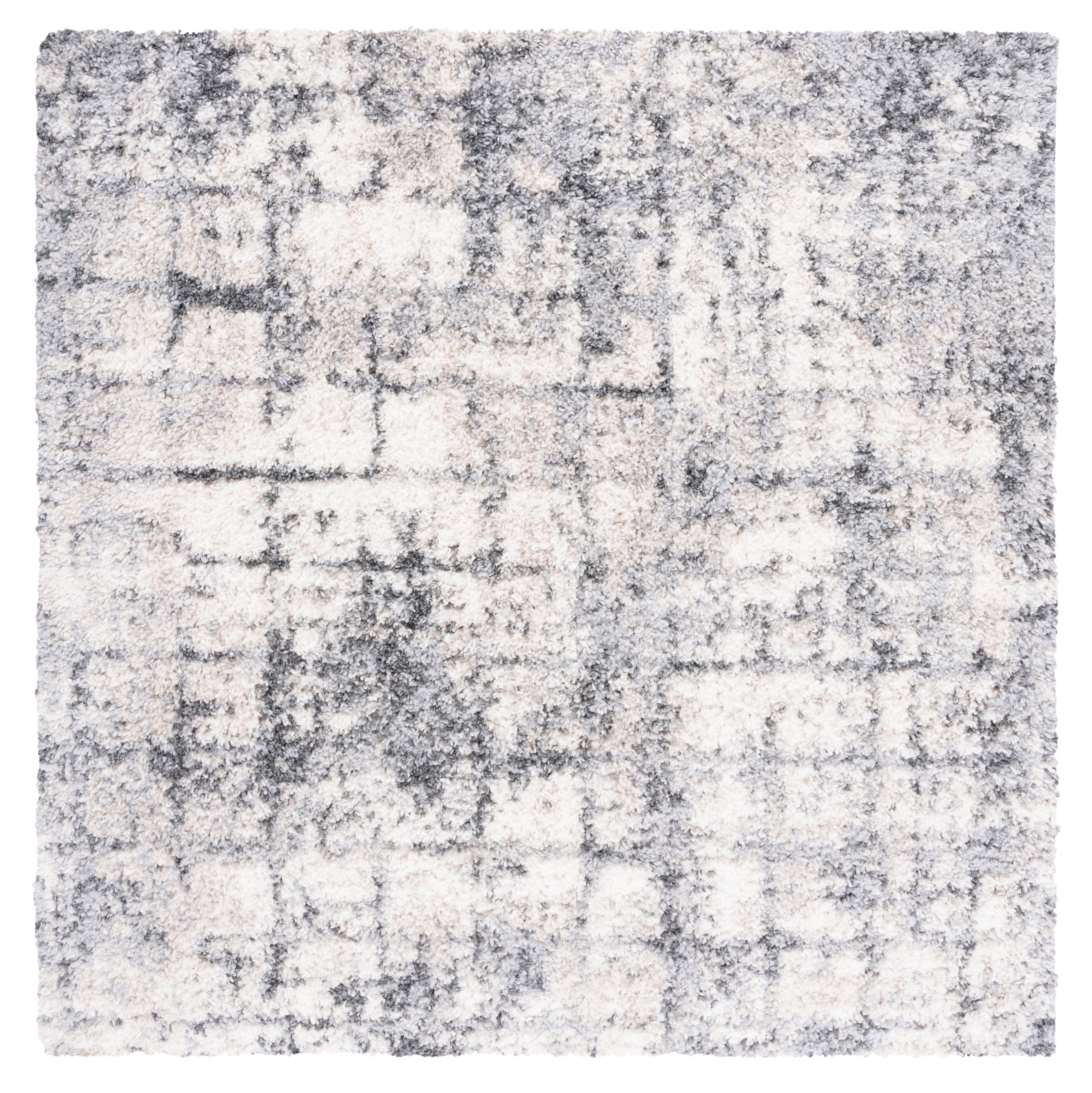 BERBER SHAG 410 – GREY / IVORY