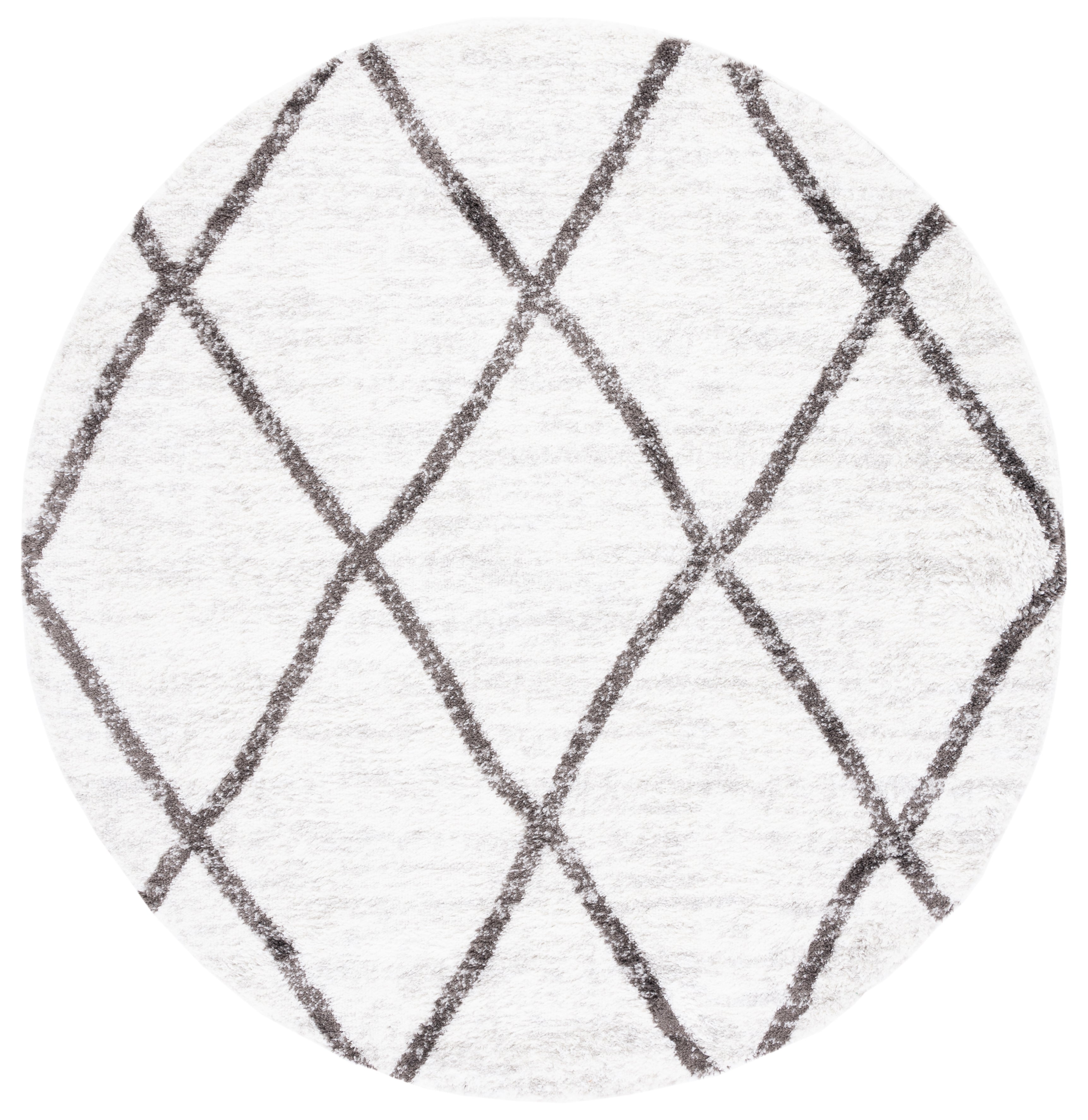 BERBER SHAG 526 – IVORY / GREY