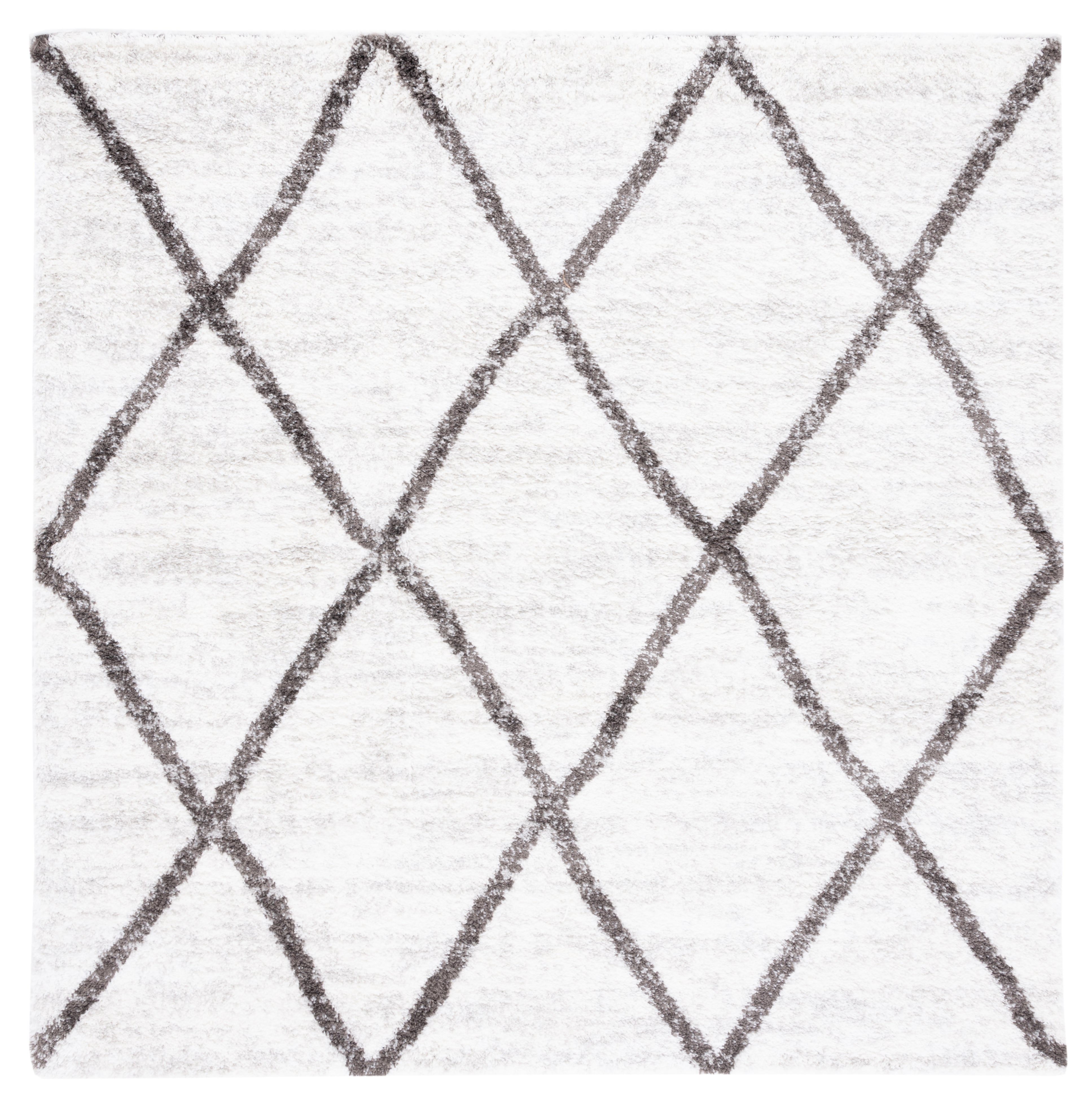 BERBER SHAG 526 – IVORY / GREY