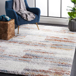 BERBER SHAG 541 – BLUE RUST / IVORY