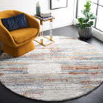 BERBER SHAG 541 – BLUE RUST / IVORY