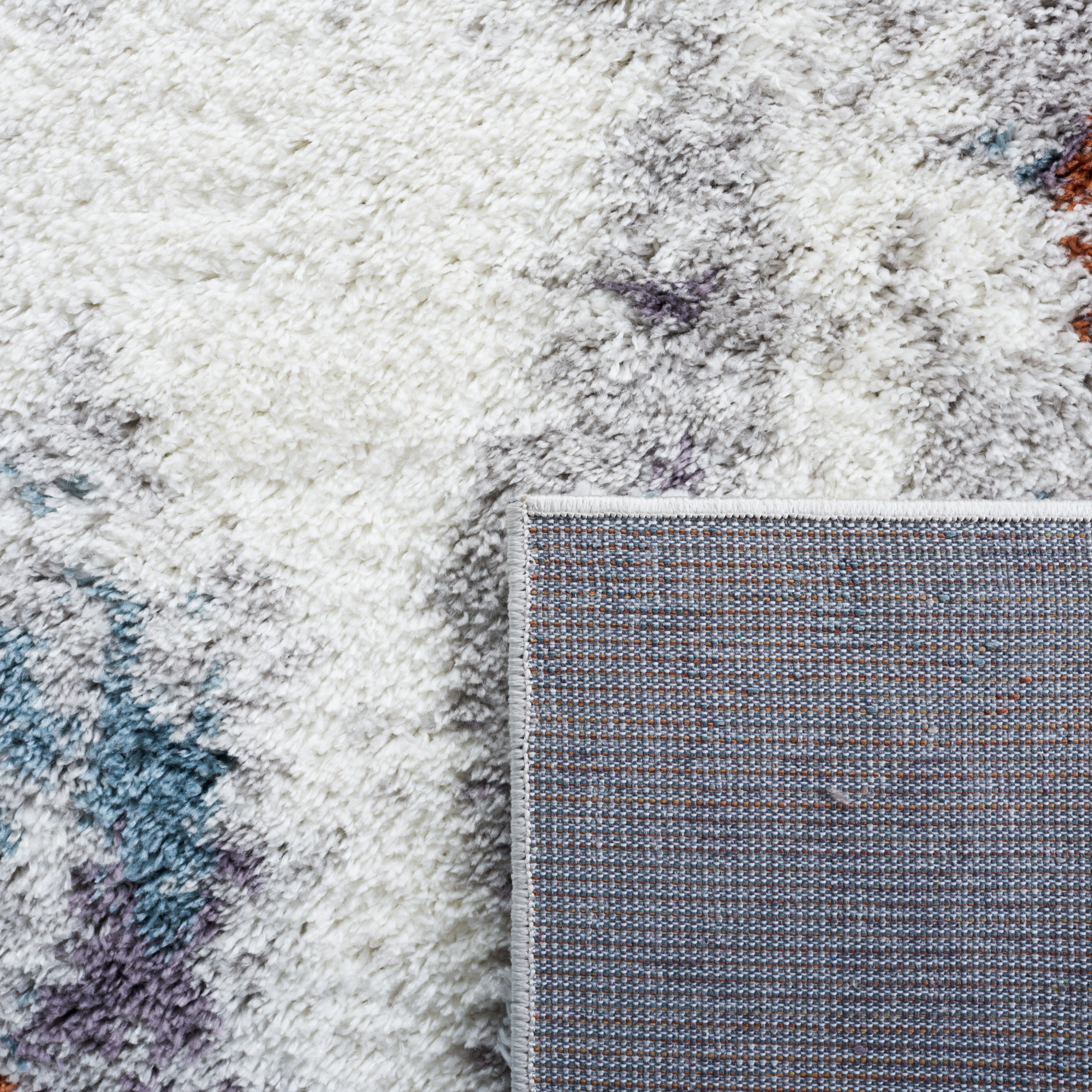 BERBER SHAG 543 – BLUE RUST / IVORY