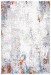 BERBER SHAG 543 – BLUE RUST / IVORY