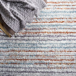 BERBER SHAG 545 – BLUE RUST / IVORY