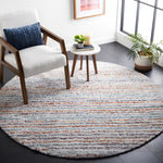 BERBER SHAG 545 – BLUE RUST / IVORY