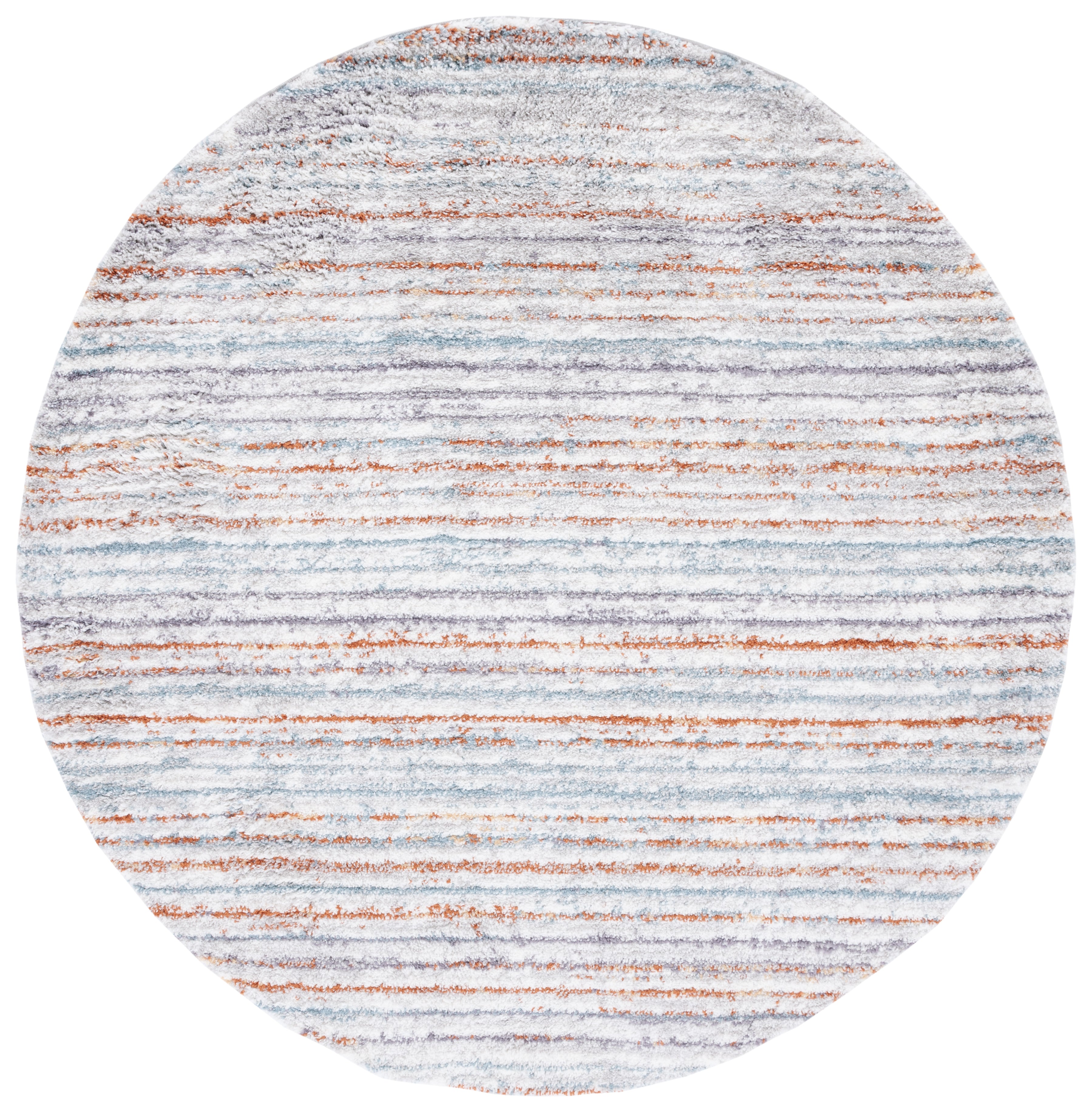 BERBER SHAG 545 – BLUE RUST / IVORY
