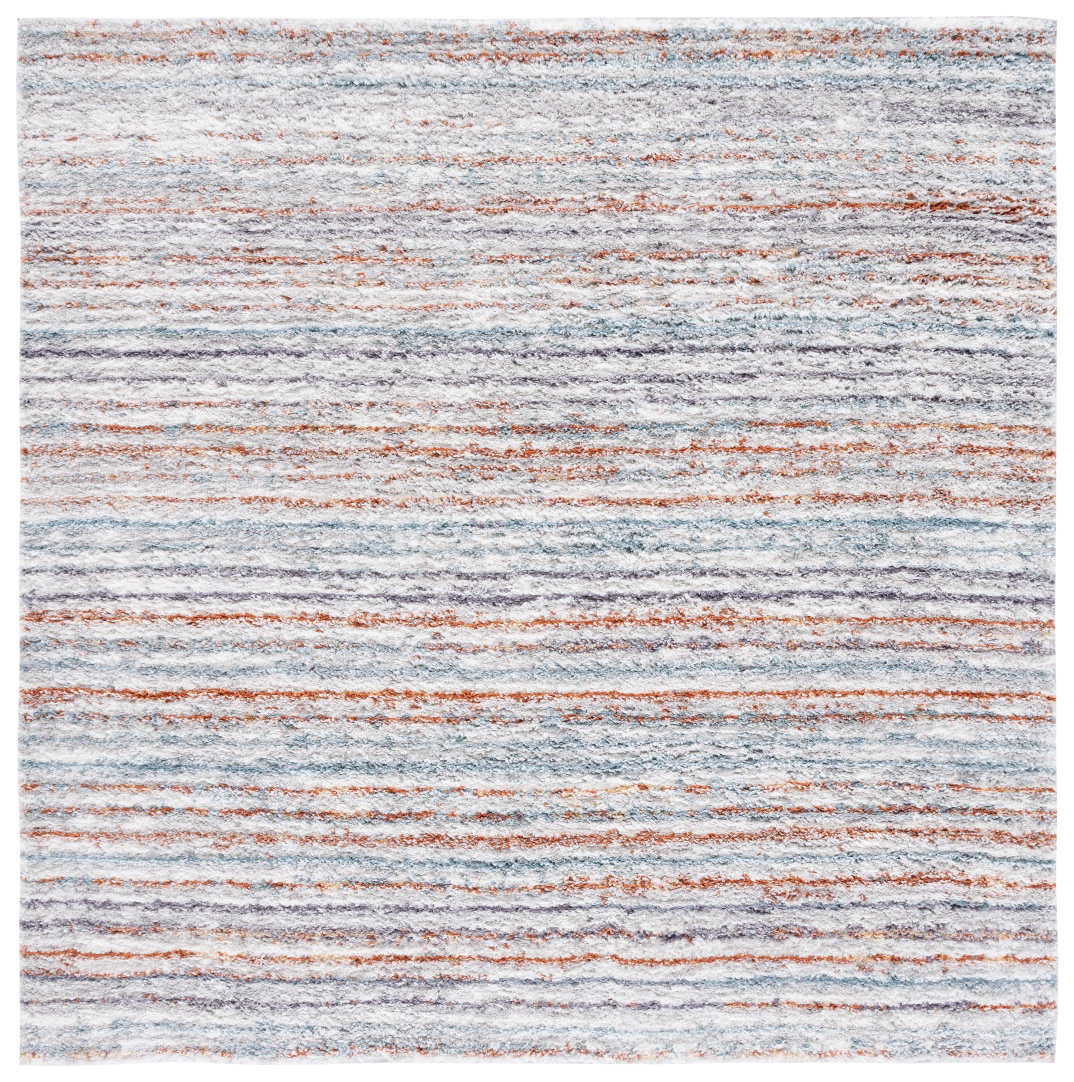 BERBER SHAG 545 – BLUE RUST / IVORY