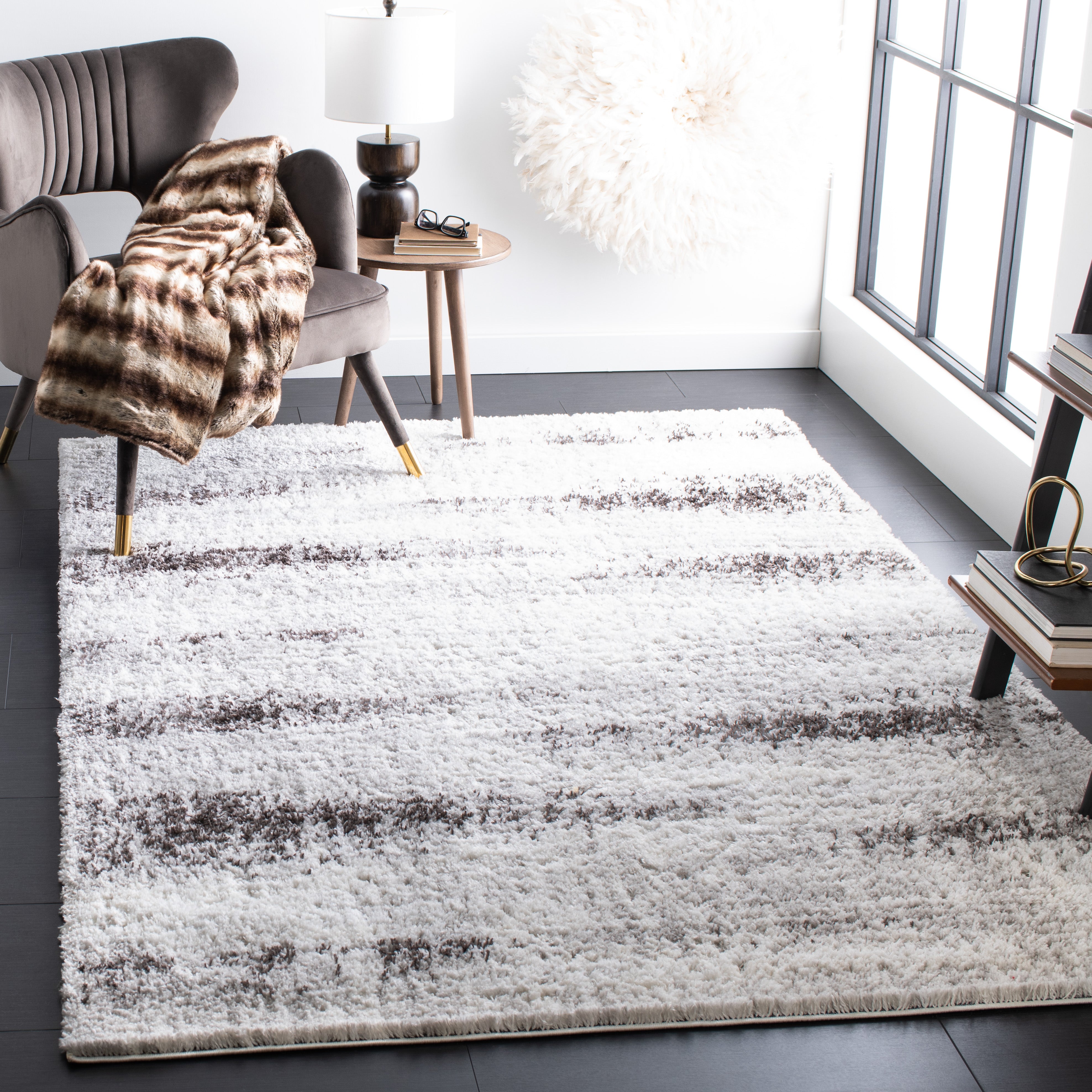 BERBER SHAG 551 – GREY / DARK GREY