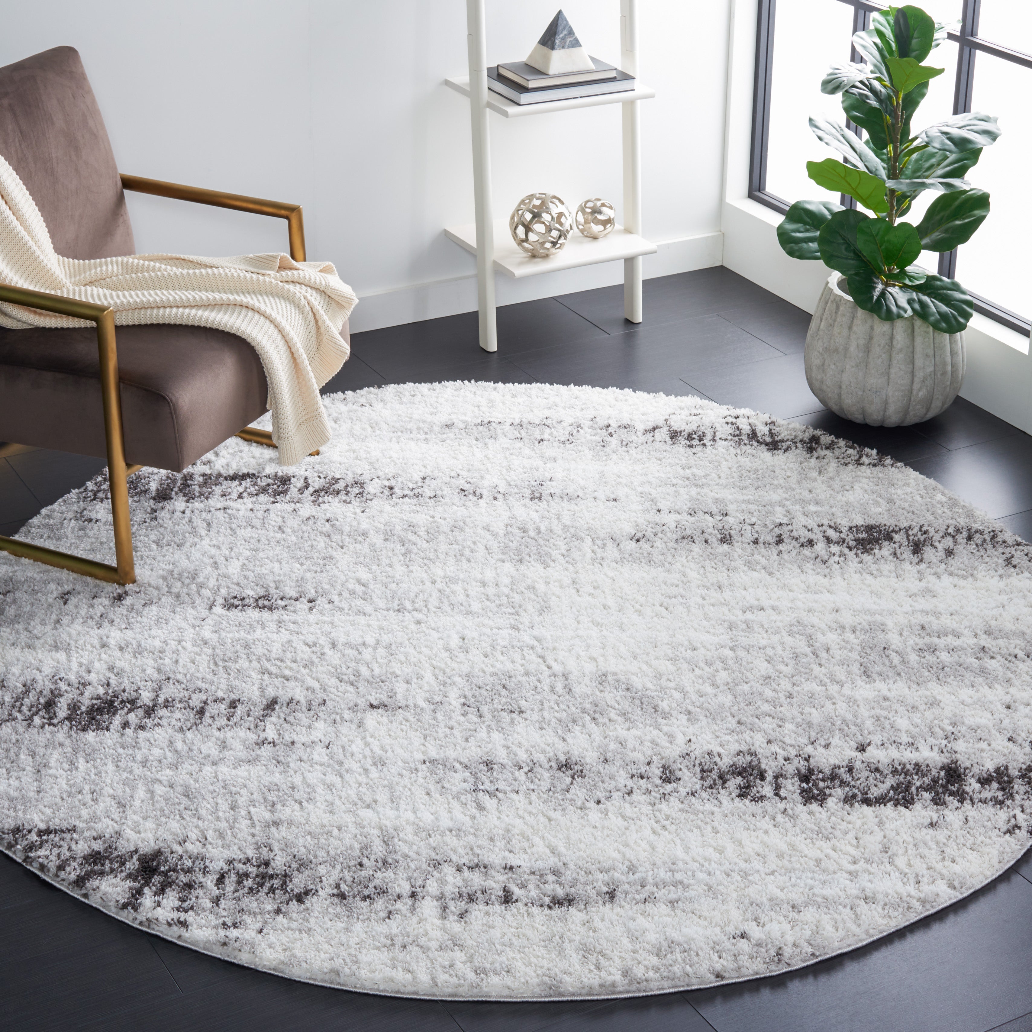 BERBER SHAG 551 – GREY / DARK GREY