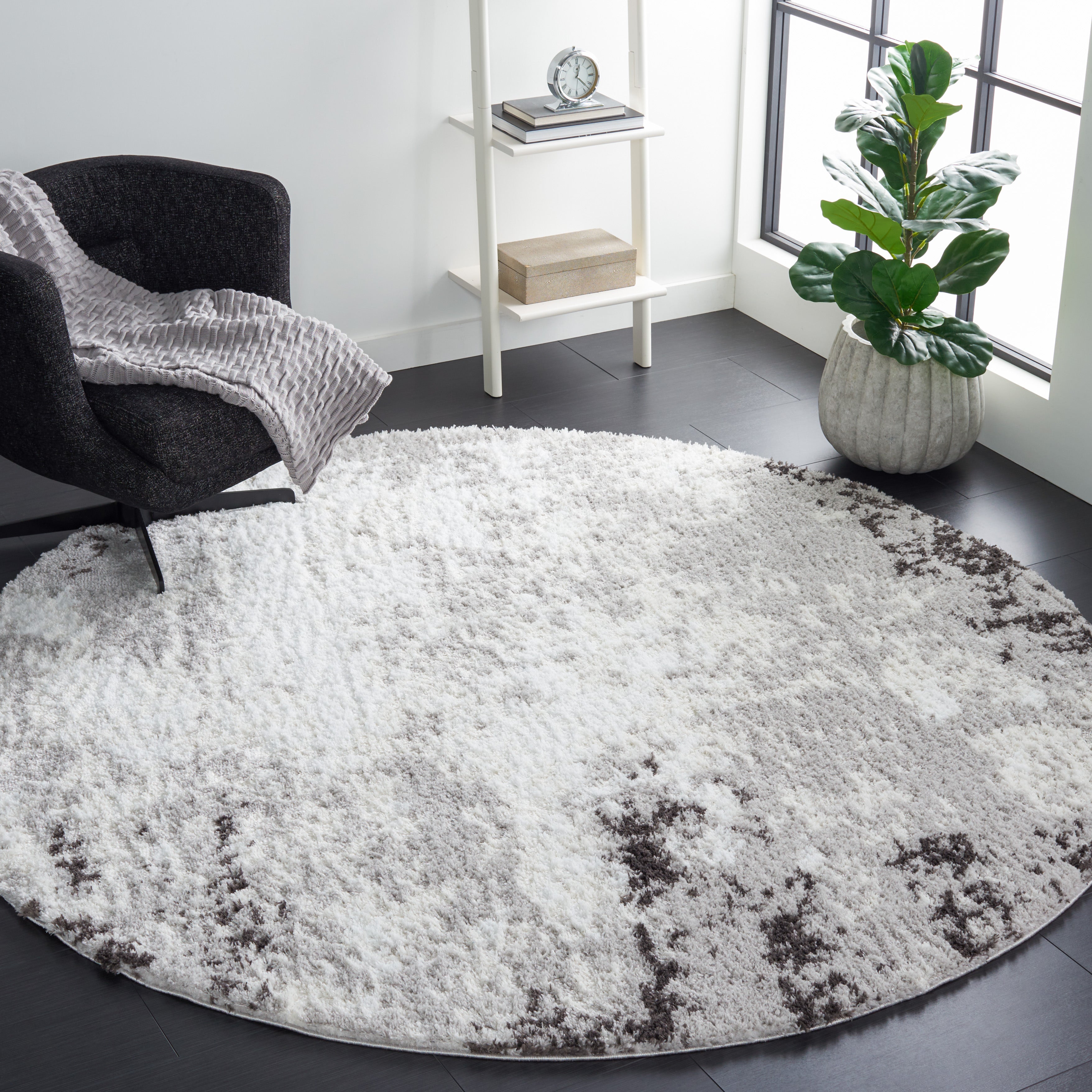 BERBER SHAG 555 – LIGHT GREY / DARK GREY