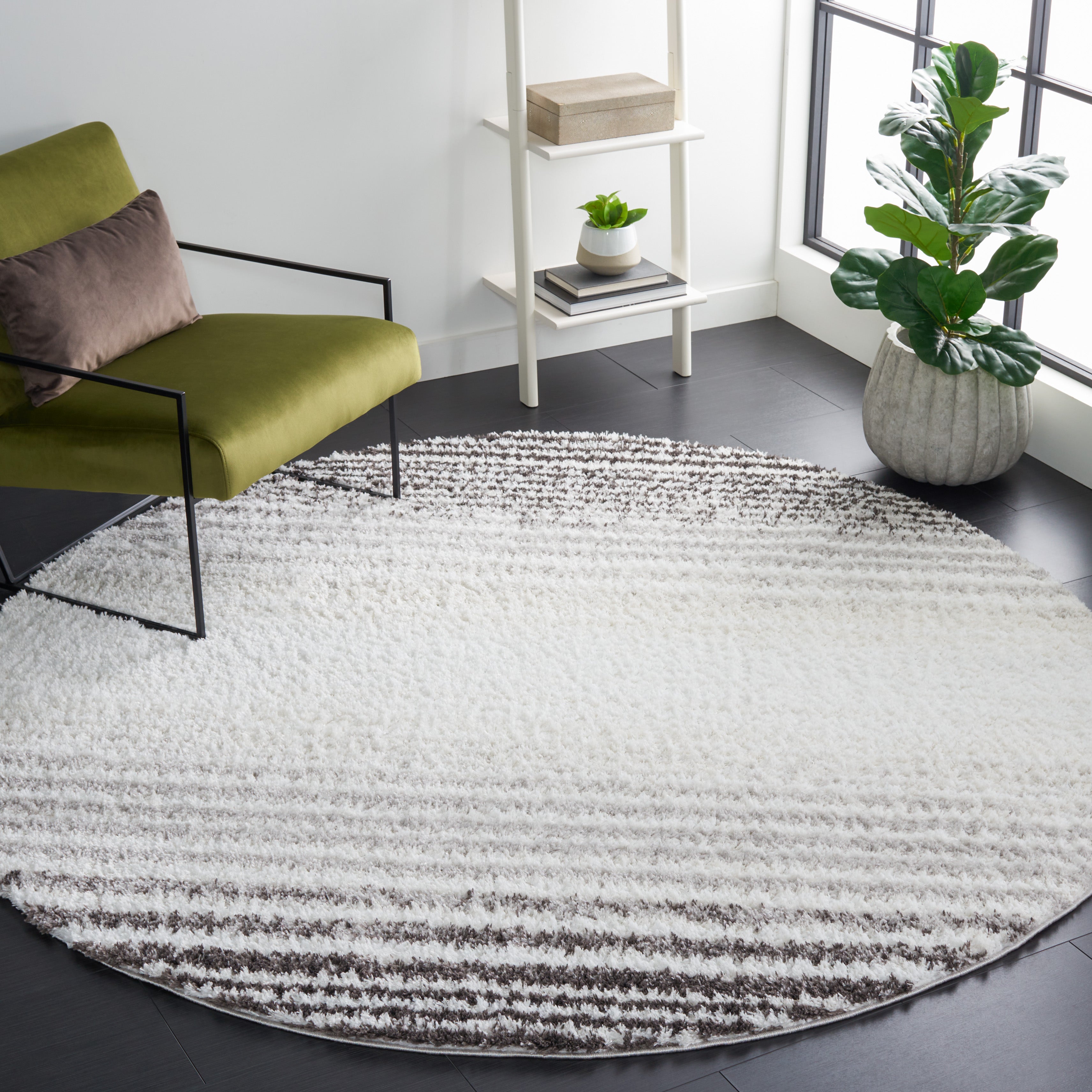 BERBER SHAG 559 – IVORY / GREY