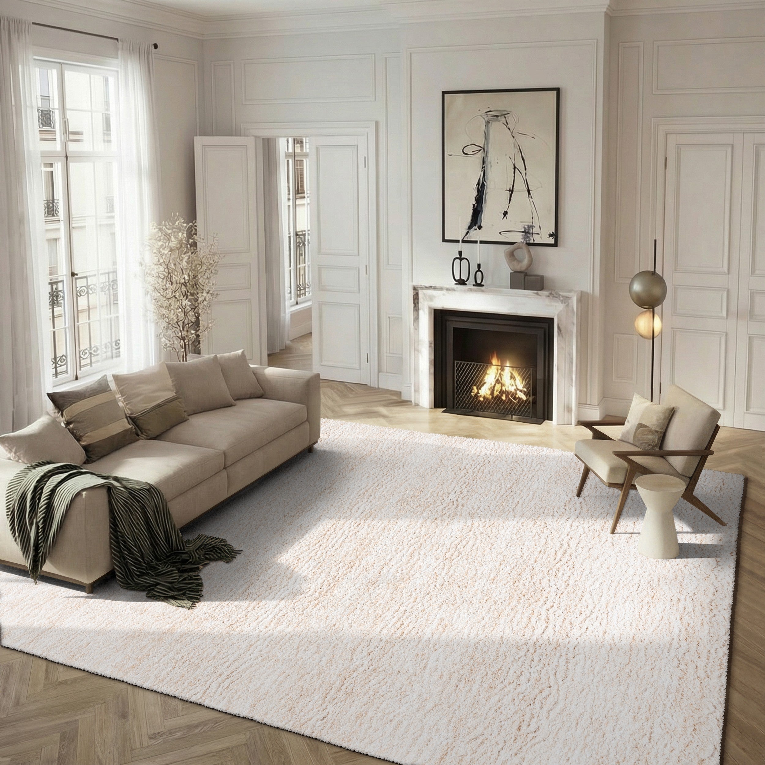 BERBER SHAG 563 – IVORY / BEIGE