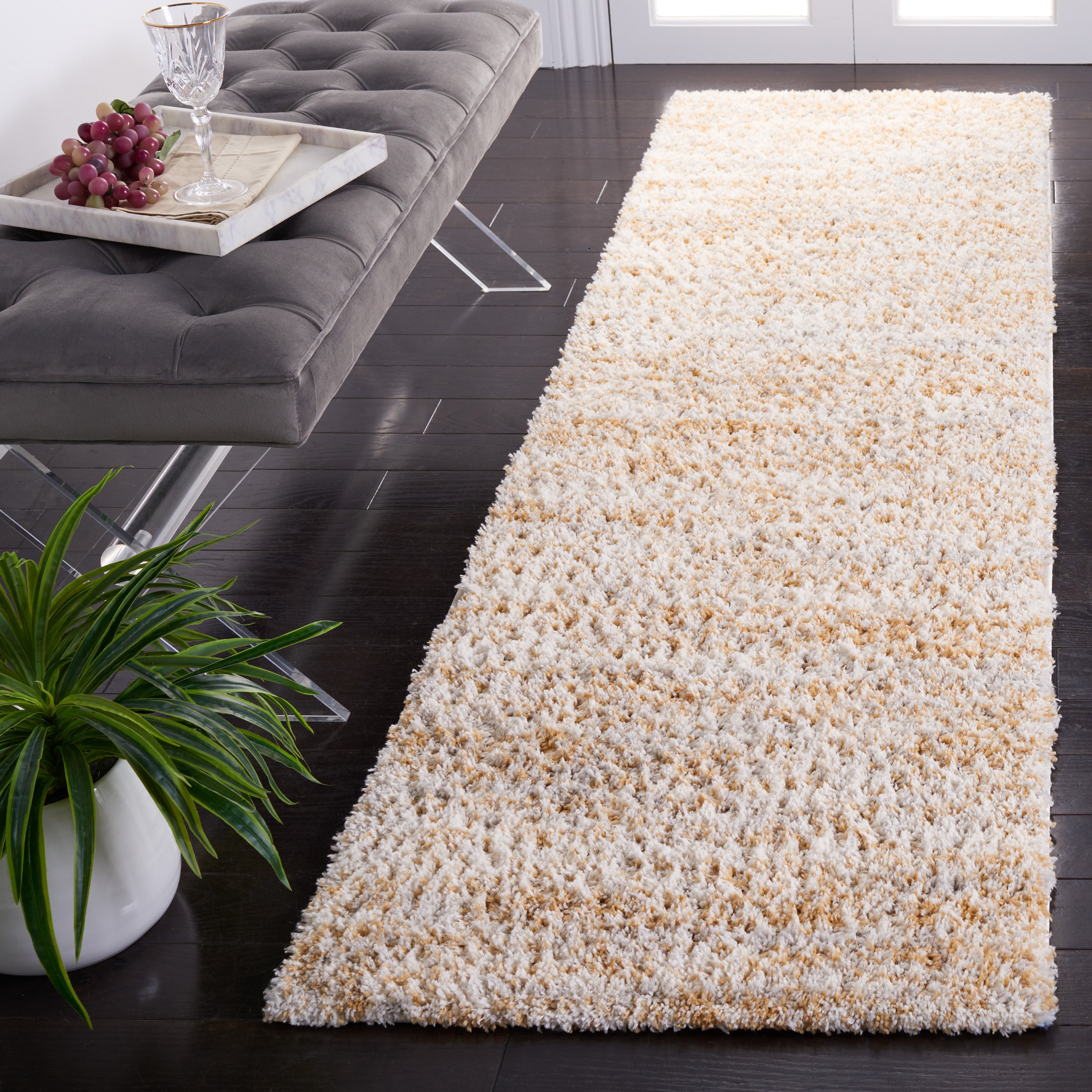 BERBER SHAG 563 – IVORY / LIGHT GOLD