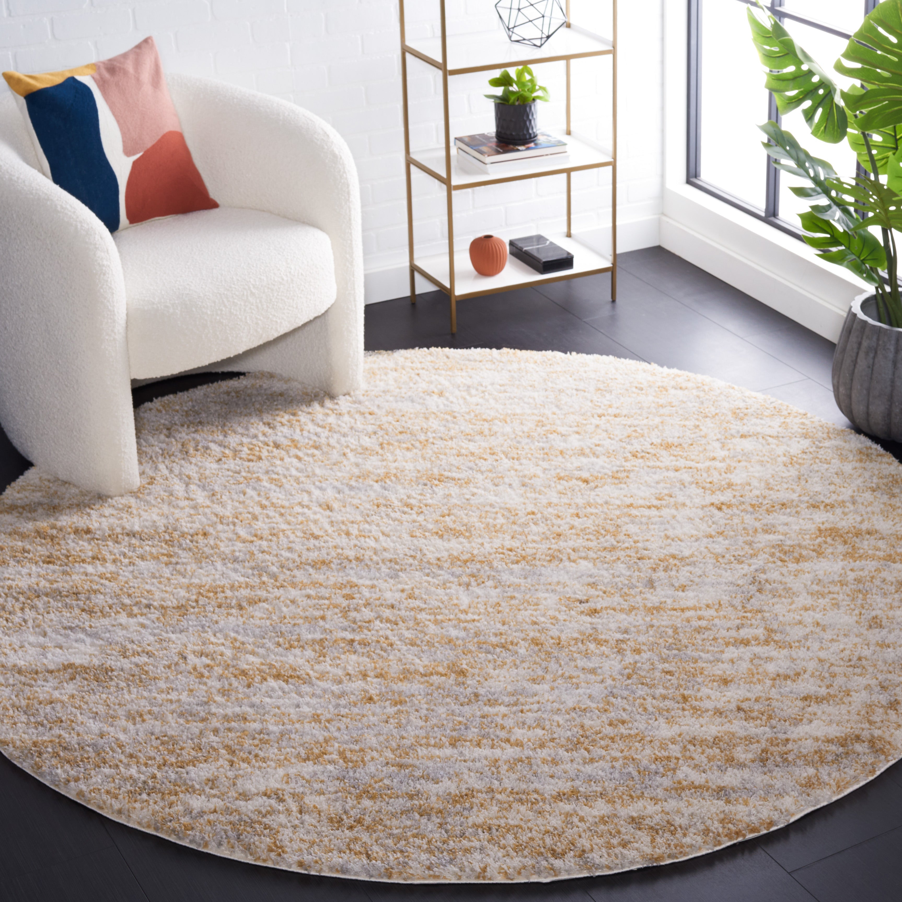 BERBER SHAG 563 – IVORY / LIGHT GOLD