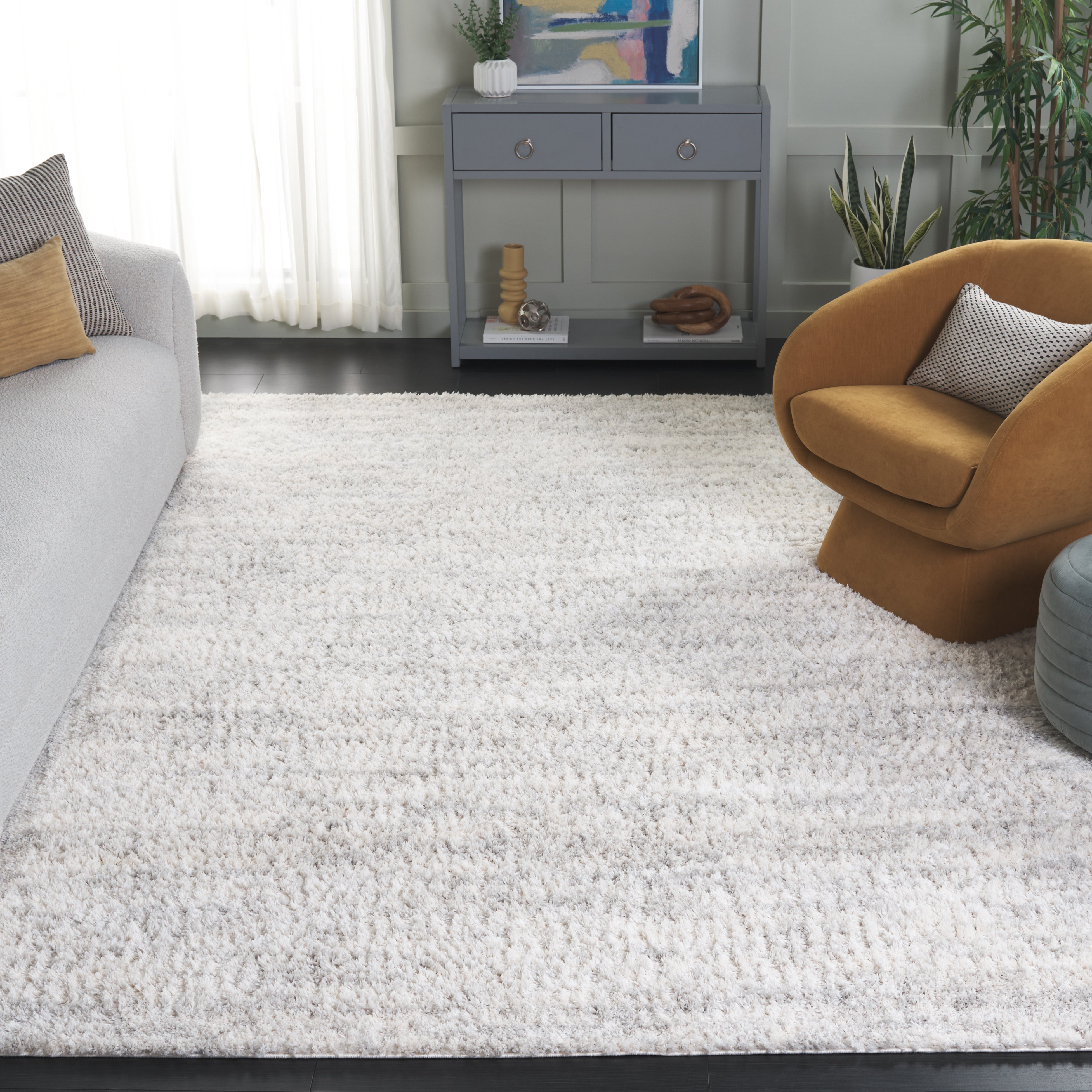 BERBER SHAG 563 – IVORY / LIGHT GREY