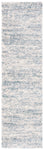 BERBER SHAG 563 – IVORY / LIGHT AQUA