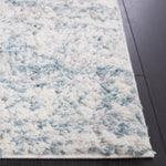 BERBER SHAG 563 – IVORY / LIGHT AQUA