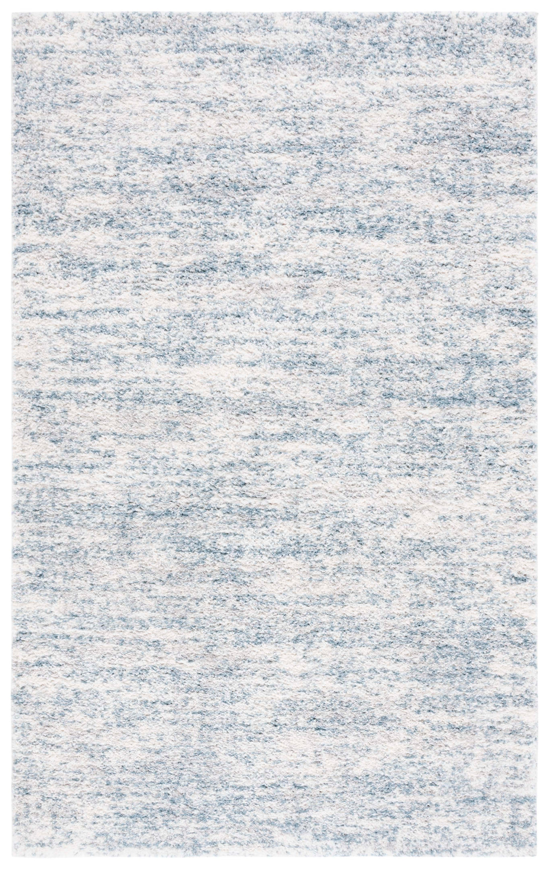 BERBER SHAG 563 – IVORY / LIGHT AQUA