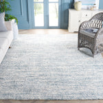 BERBER SHAG 563 – IVORY / LIGHT AQUA