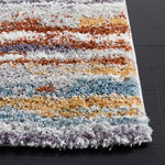 BERBER SHAG 565 – BLUE RUST / IVORY