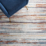 BERBER SHAG 565 – BLUE RUST / IVORY