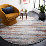 BERBER SHAG 565 – BLUE RUST / IVORY