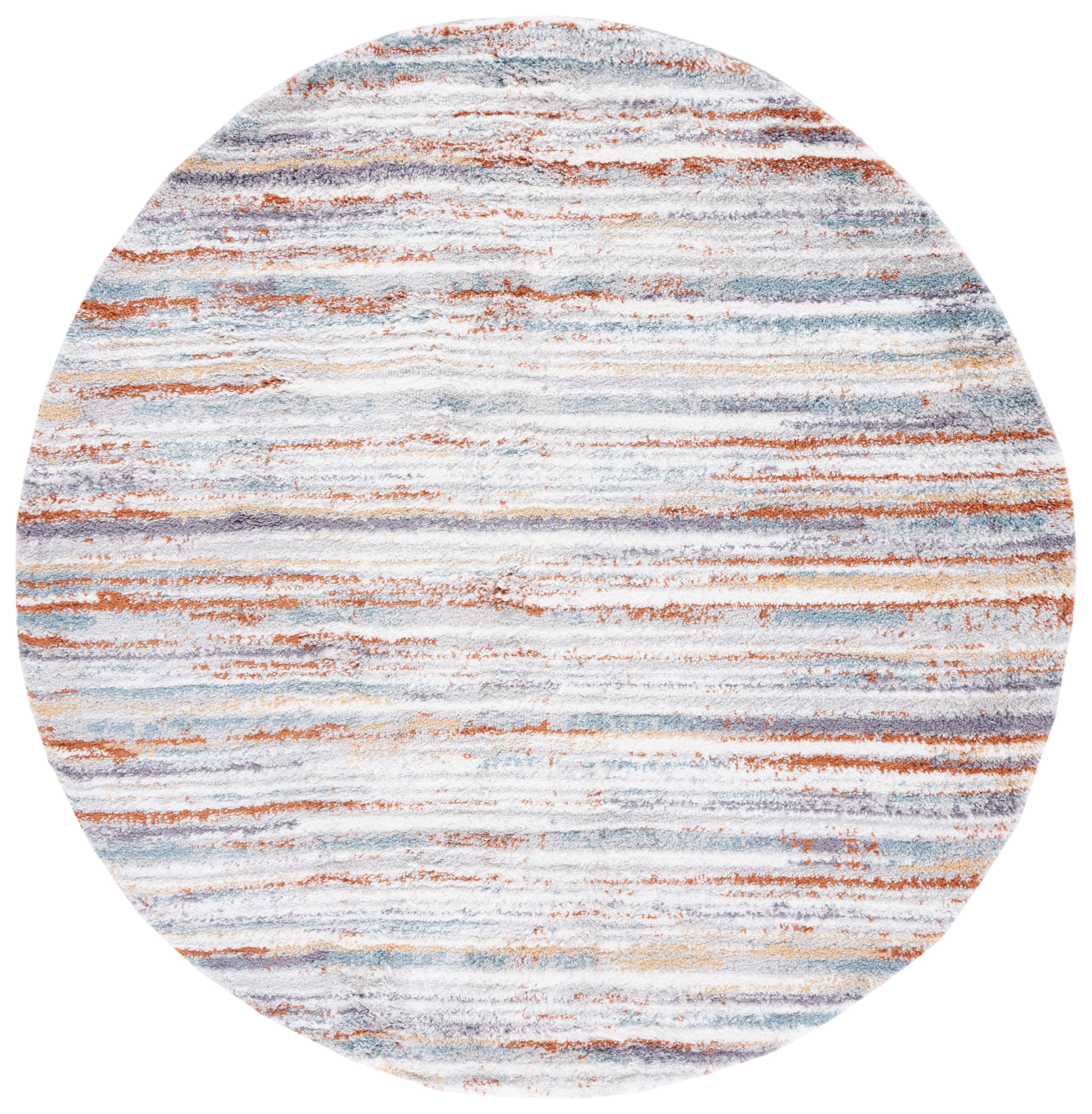 BERBER SHAG 565 – BLUE RUST / IVORY