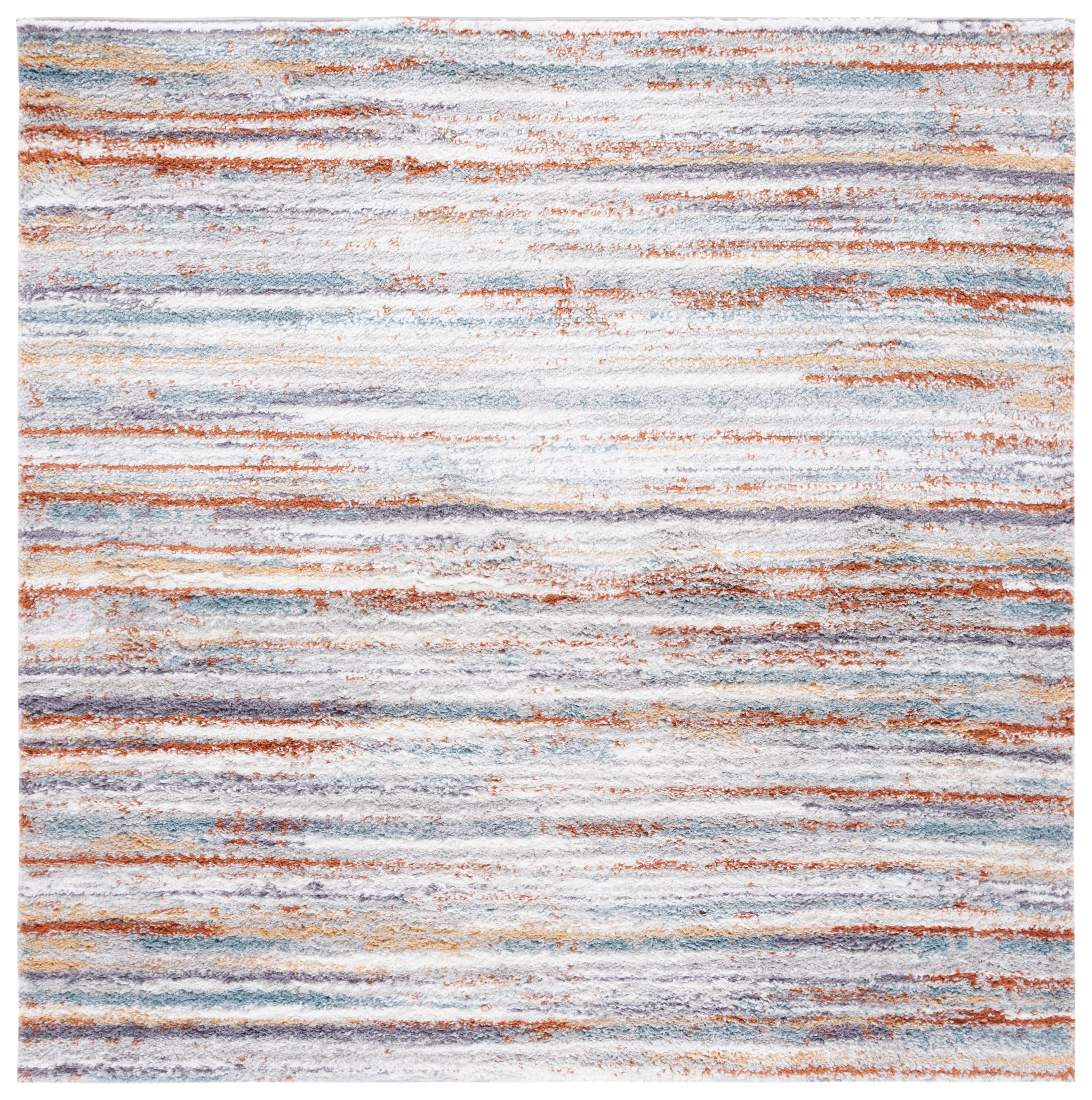BERBER SHAG 565 – BLUE RUST / IVORY