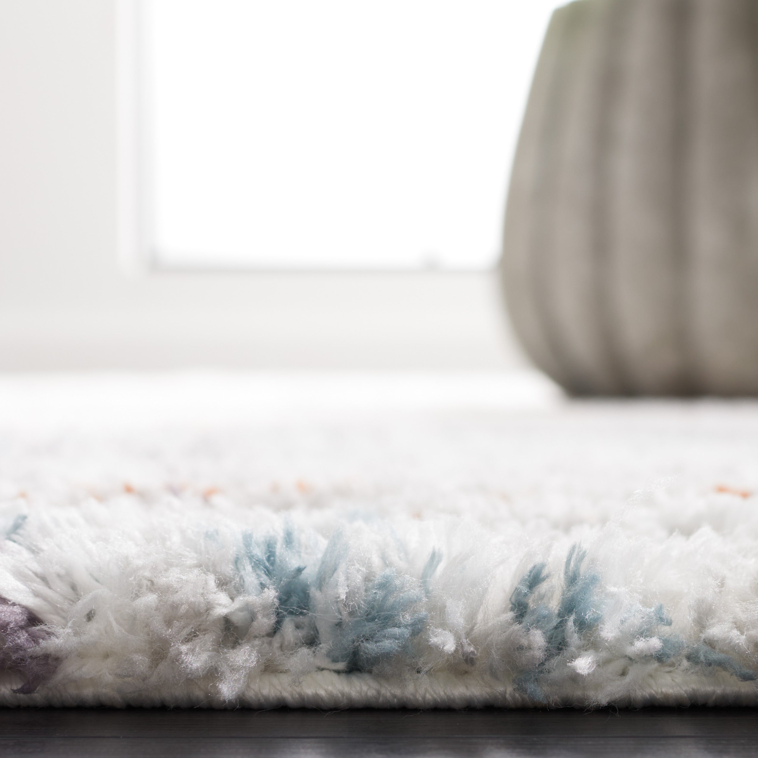 BERBER SHAG 569 – BLUE RUST / IVORY