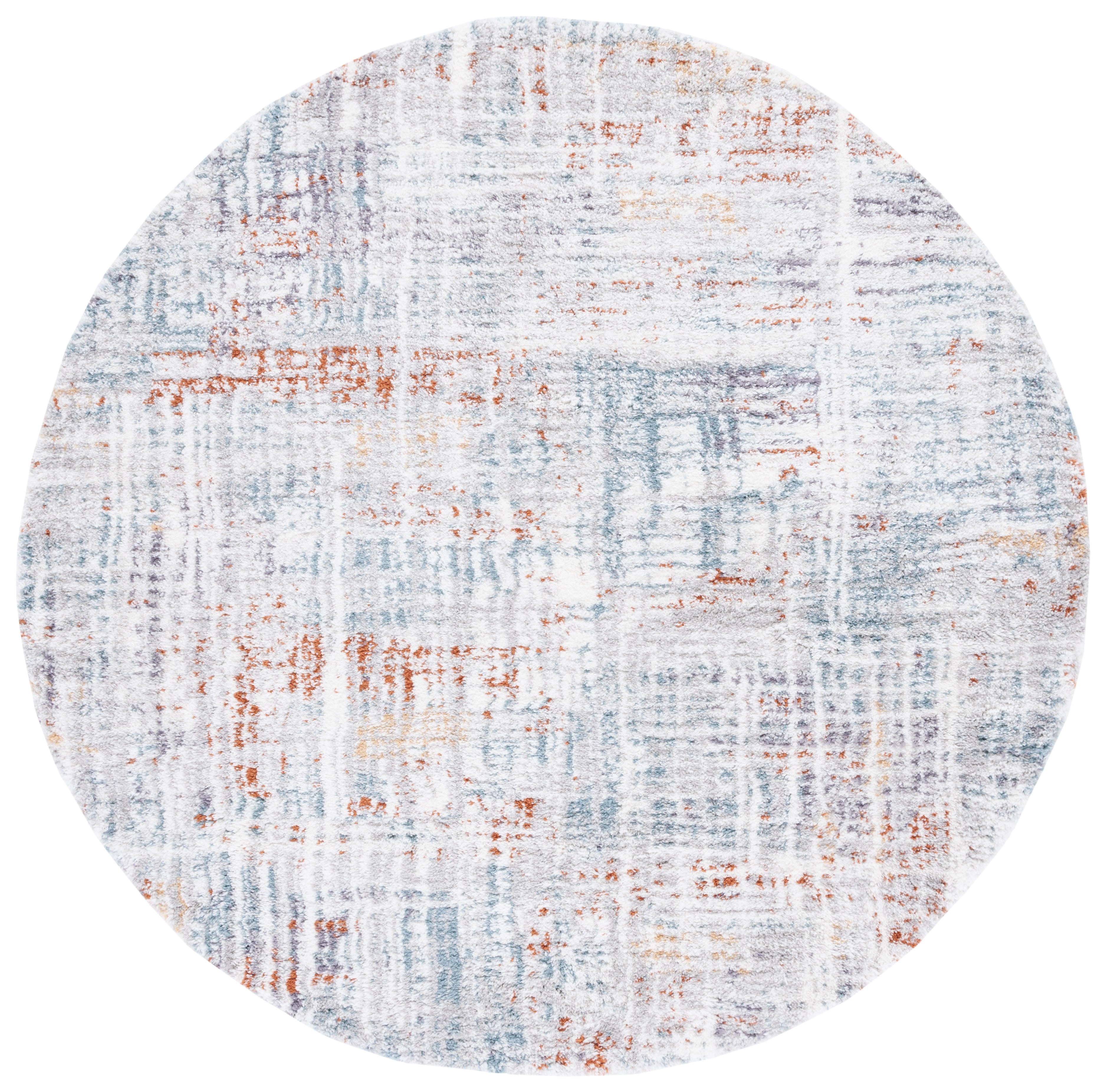 BERBER SHAG 569 – BLUE RUST / IVORY