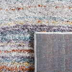 BERBER SHAG 571 – BLUE RUST / IVORY