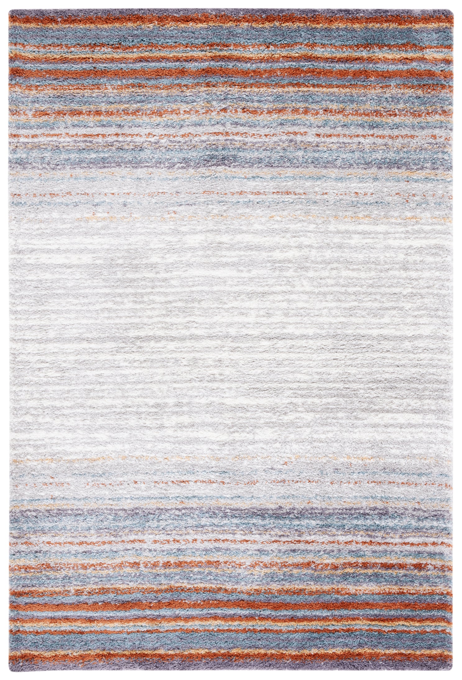 BERBER SHAG 571 – BLUE RUST / IVORY