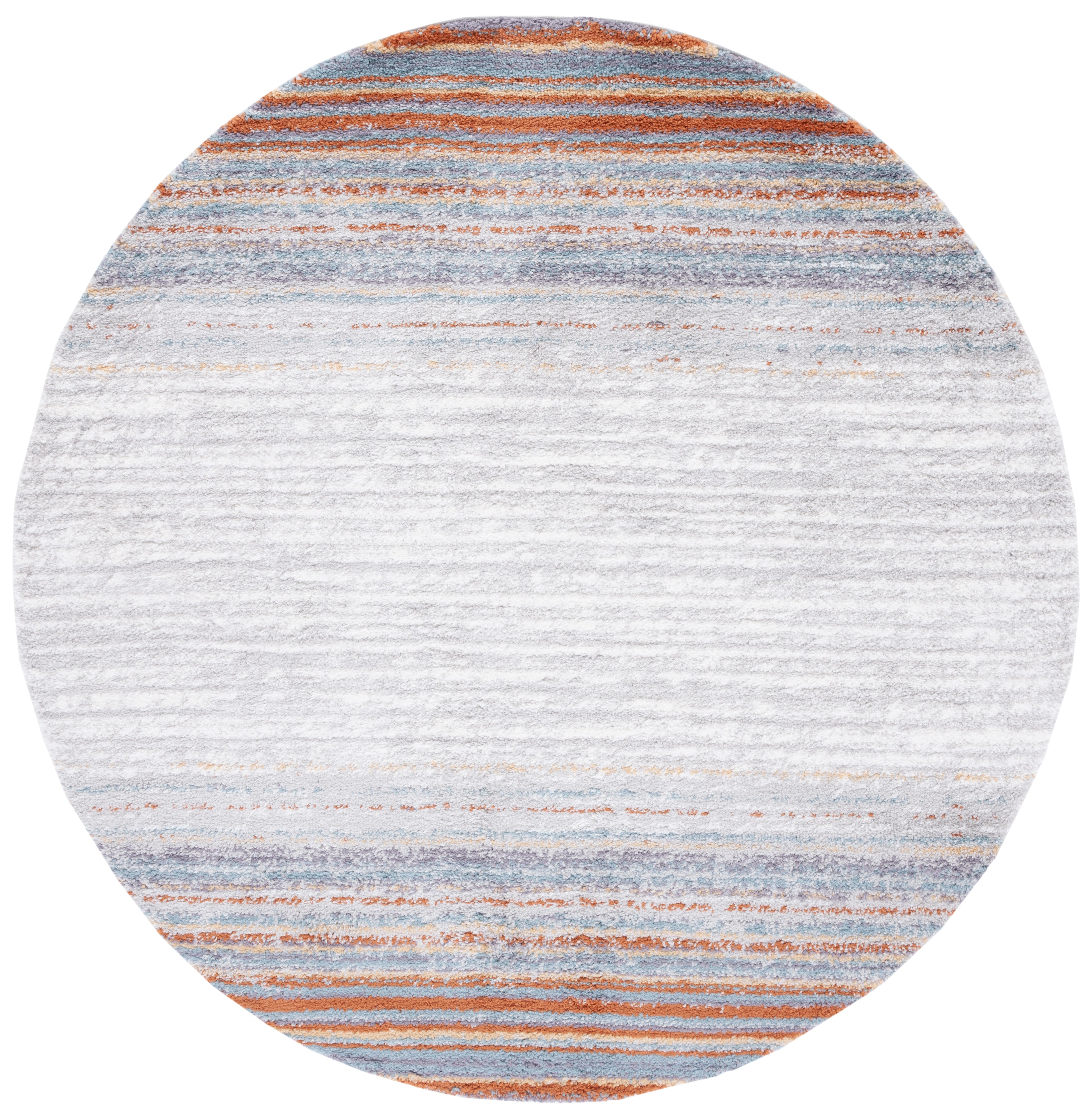 BERBER SHAG 571 – BLUE RUST / IVORY