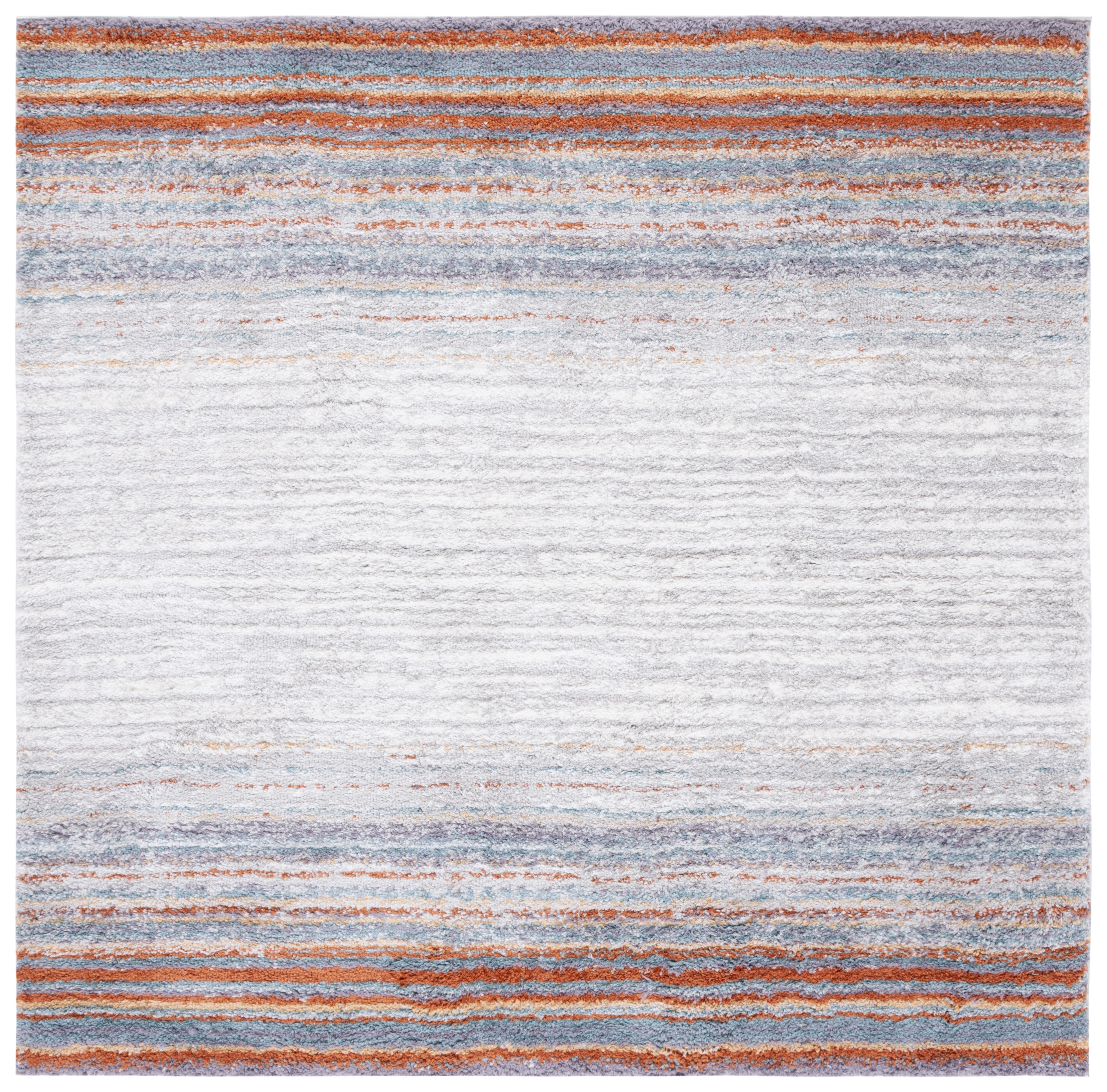 BERBER SHAG 571 – BLUE RUST / IVORY