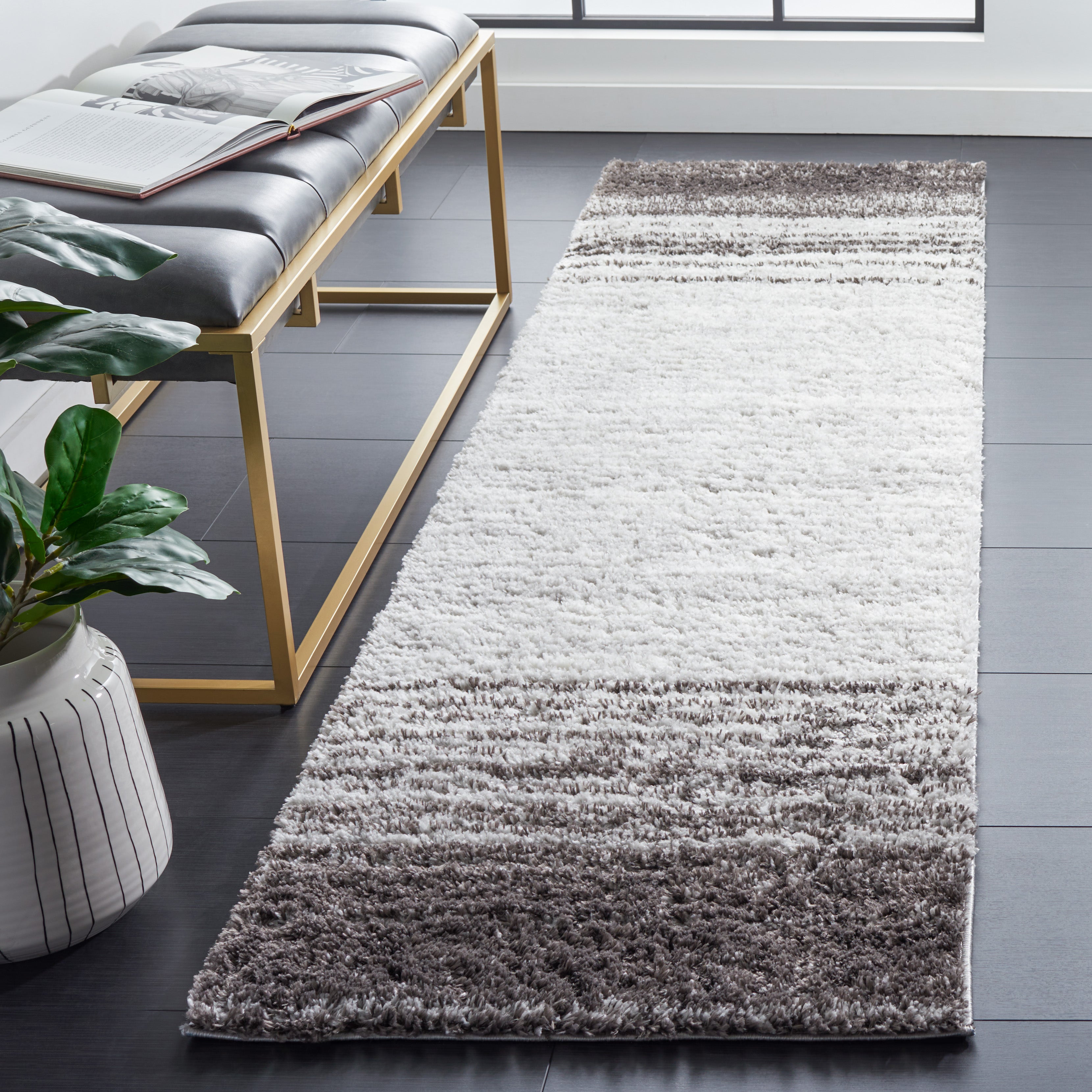 BERBER SHAG 571 – GREY / DARK GREY